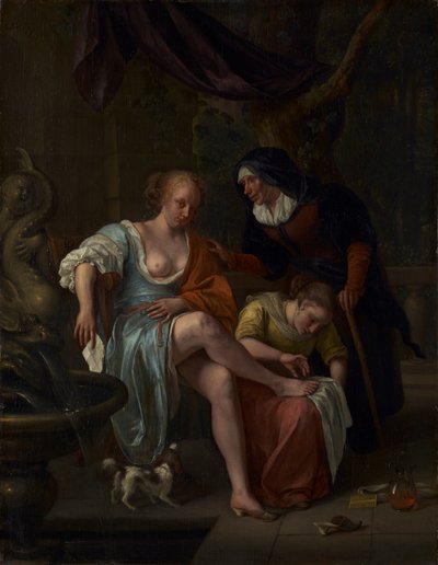 Bathsheba after the Bath by Jan Havickszoon Steen